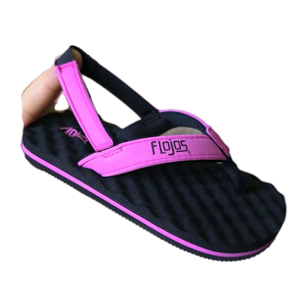 NWOT Flojos Tyke Pink Flip Flops - Infant Girl's Sandal Size 7